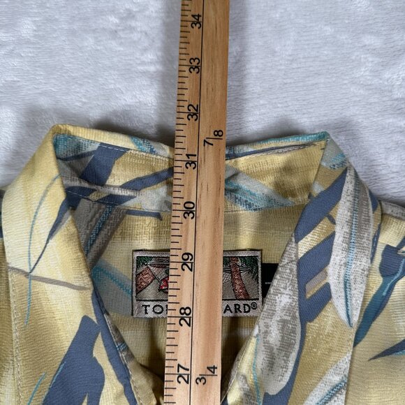 Tori Richard Hawaiian Shirt Men L Tropical Short Sleeve Single Pocket Made in US - Picture 6 of 9